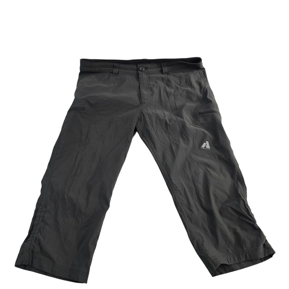Eddie Bauer Women's Gray Convertible Cargo Pants Size 14 Hiking Outdoor